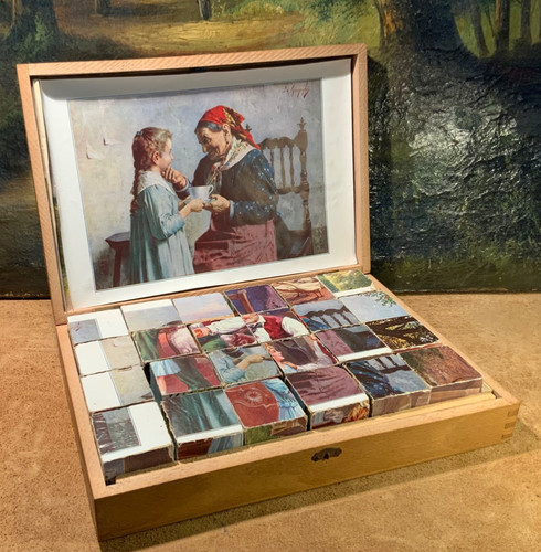 Ancienne boite jeu cube - de, de
