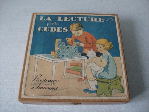 Ancien jeu jouet - la, lecture