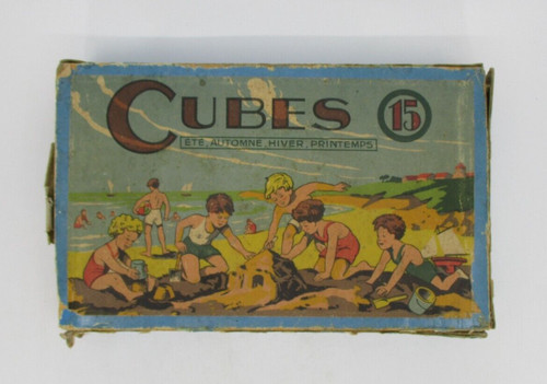 Dv11832 ancien jeu - ancien, cubes