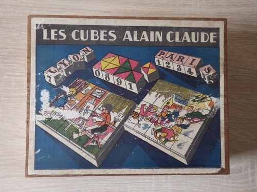 Jeu cubes ancien - jeu, ancien,