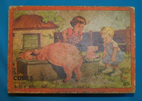 Ancien jeu cubes jl en - ancien, 24