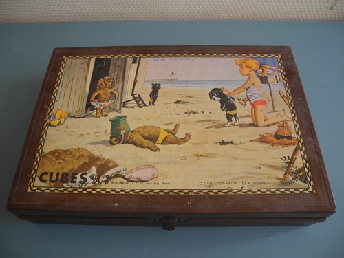 Ancien jeu cubes caroline - jeu,