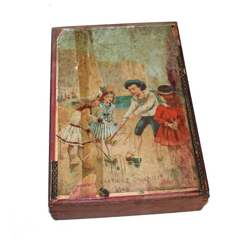 Ancien jeu cubes bois - cubes, en